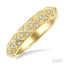 Pyramid Diamond Fashion Band
