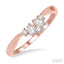 Chevron Baguette Diamond Wedding Band