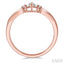 Chevron Baguette Diamond Wedding Band