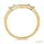 Chevron Baguette Diamond Wedding Band