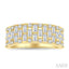 Grid Baguette Diamond Fashion Band