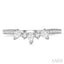 Chevron Diamond Wedding Band