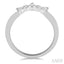 Chevron Diamond Wedding Band