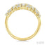 Bold Mixed Shape Three Row Diamond Fashion Band
