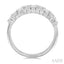 Bold Mixed Shape Three Row Diamond Fashion Band