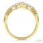 2 Row Chevron Diamond Fashion Ring