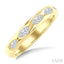 5 Stone Marquise Shape Bezel Set Diamond Band