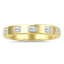 5 Stone Emerald Shape Bezel Set Diamond Band