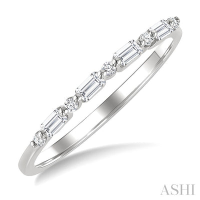 Stackable Baguette Diamond Fashion Band