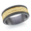Men's Tantalum & Carbon Fiber Wedding Ring