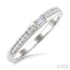 Stackable Baguette Diamond Fashion Band