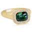 Mint Tourmaline & Diamond Fashion Ring