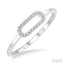 Paperclip Diamond Fashion Ring