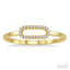 Paperclip Diamond Fashion Ring