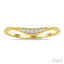 Stackable Curved Diamond Fashion Band