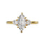 Marquise Diamond Three Stone Engagement Ring