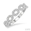 Stackable Paperclip Diamond Fashion Band
