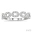 Stackable Paperclip Diamond Fashion Band