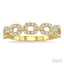 Stackable Paperclip Diamond Fashion Band