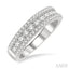 Channel Set Diamond Wedding Band