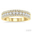 Channel Set Diamond Wedding Band
