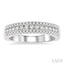 Channel Set Diamond Wedding Band