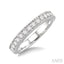 Channel Set Diamond Wedding Band