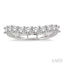 Curved Diamond Wedding Band