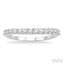 Curved Diamond Wedding Band