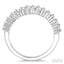 Curved Diamond Wedding Band