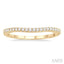 Curved Diamond Wedding Band