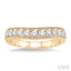 Curved Diamond Wedding Band