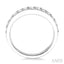 Curved Diamond Wedding Band