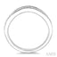 Curved Diamond Wedding Band