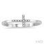 Sideway Cross Diamond Fashion Ring