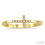 Sideway Cross Diamond Fashion Ring