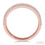 Two Row Diamond Wedding Band