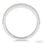 Two Row Diamond Wedding Band