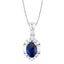 Sapphire & Diamond Pendant