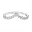 Chevron Diamond Wedding Ring