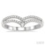 Chevron Diamond Fashion Ring