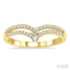 Chevron Diamond Fashion Ring
