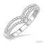 Chevron Diamond Fashion Ring