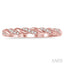 Swirl Stackable Diamond Wedding Band