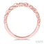 Swirl Stackable Diamond Wedding Band