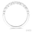 Round Shape Stackable Diamond Wedding Band