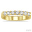 7 Stone Diamond Wedding Band