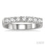7 Stone Diamond Wedding Band