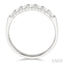 7 Stone Diamond Wedding Band