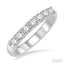 7 Stone Diamond Wedding Band